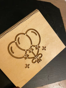 Wooden Gift Card Envelope